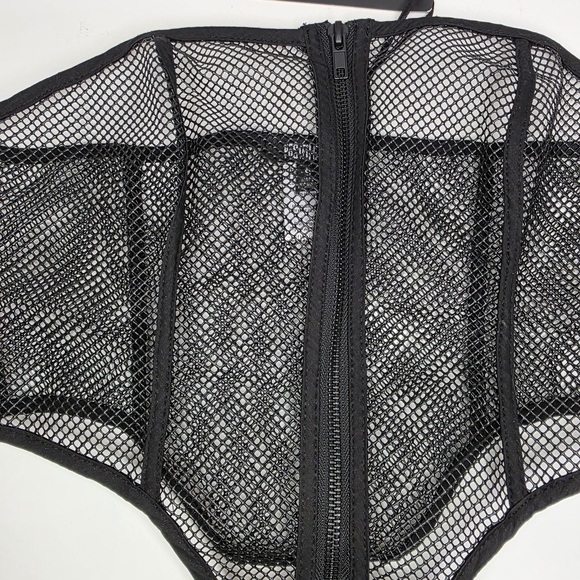 Dollskill Poster Grl How Do I Mesh Corset Top Black Sheer Size Small Bustier - Picture 3 of 8